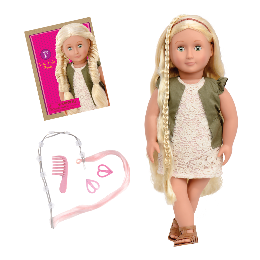 Pia 18-inch Hairplay Doll with Braids