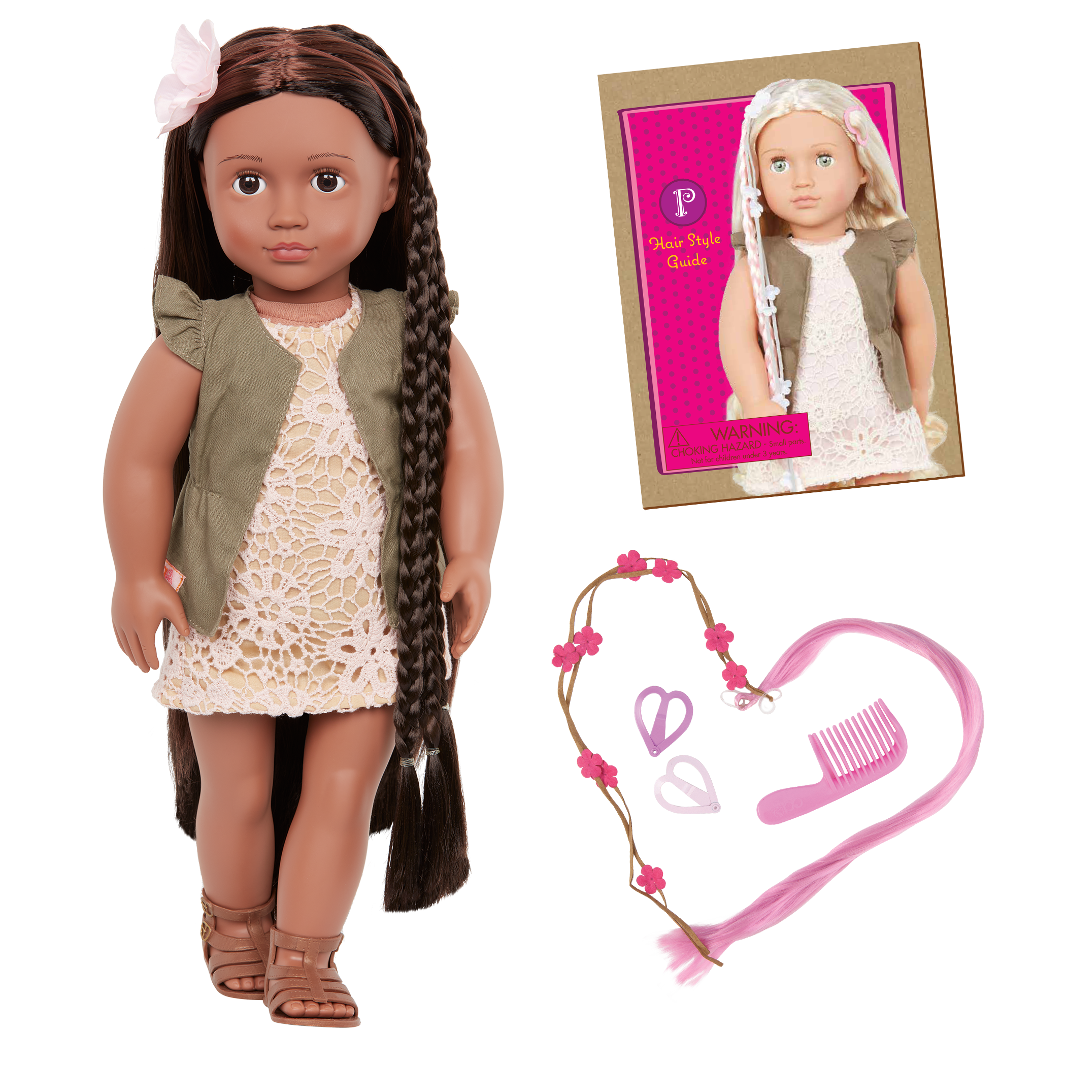 Neveah | 18-inch Hair Play Doll | Our Generation