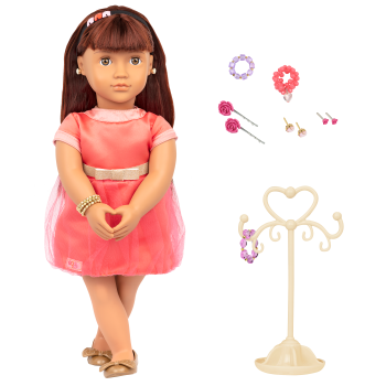 Adelita 18-inch Jewelry Doll with Earrings