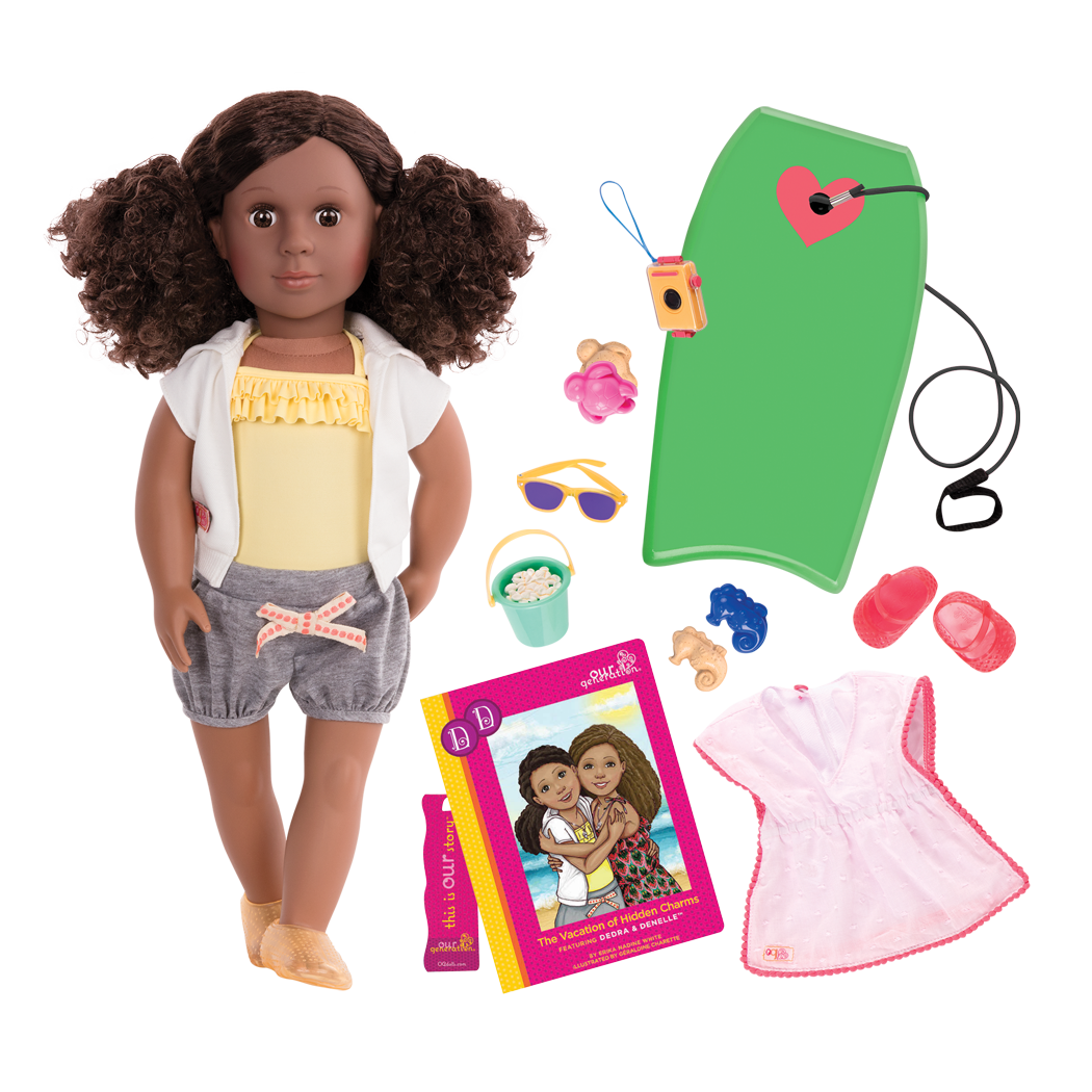 Dedra 18-inch Deluxe Doll with Beach Outfit and Storybook
