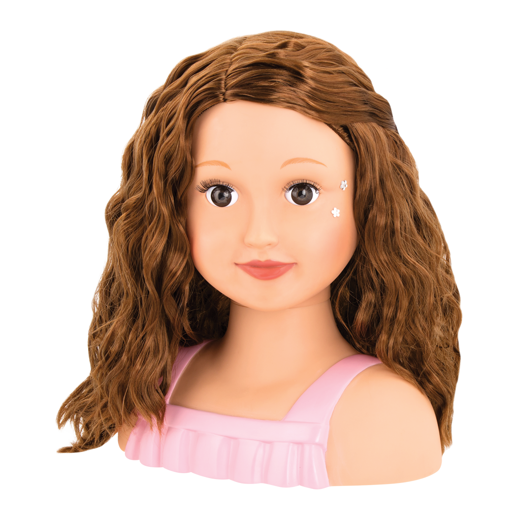 Talia Doll Head | Doll Hairstyles Styling Head | Our Generation