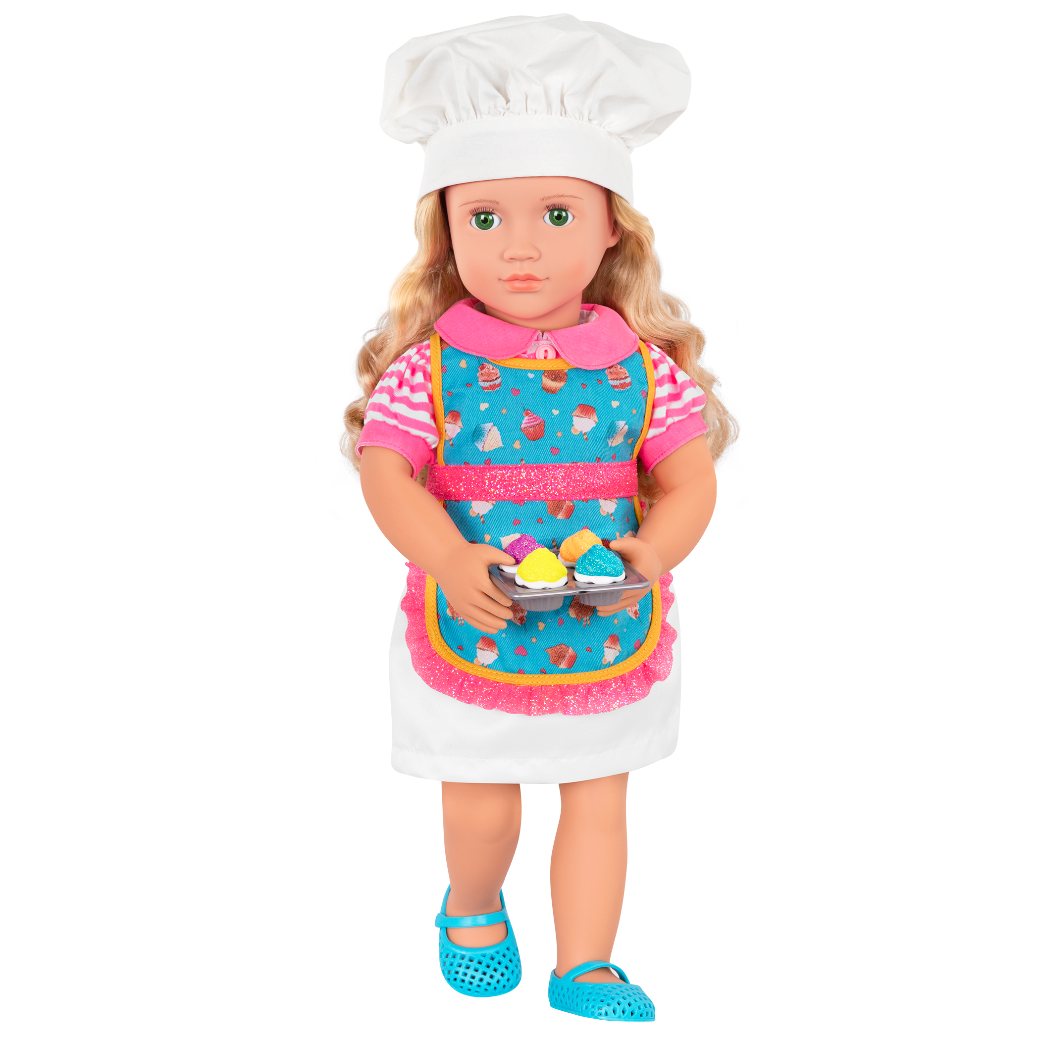 Deluxe 18-inch Jenny Doll Baking and cooking