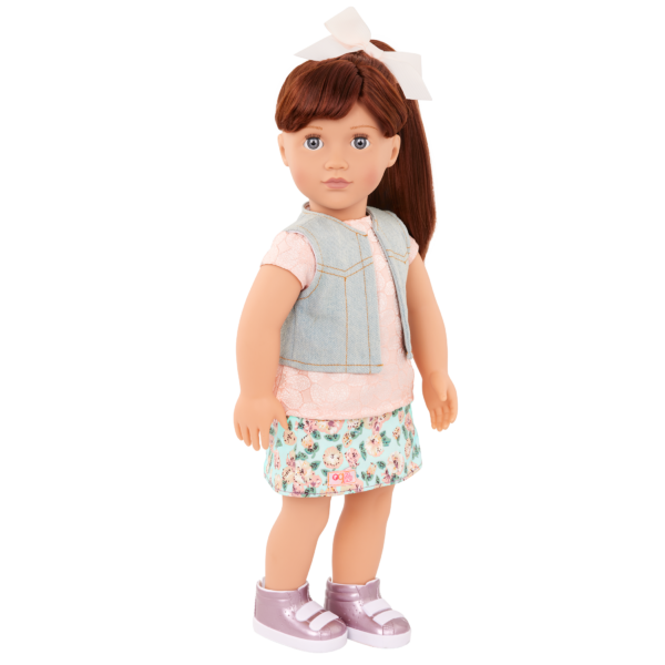 Myriam 18-inch Doll with Floral Skirt