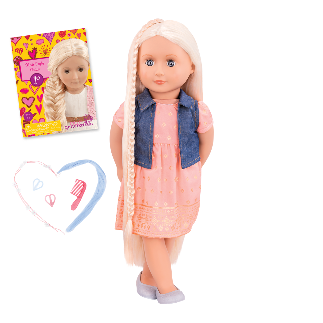 Our Generation Phoebe Deluxe Hair Grow Doll - Dolls & Accessories