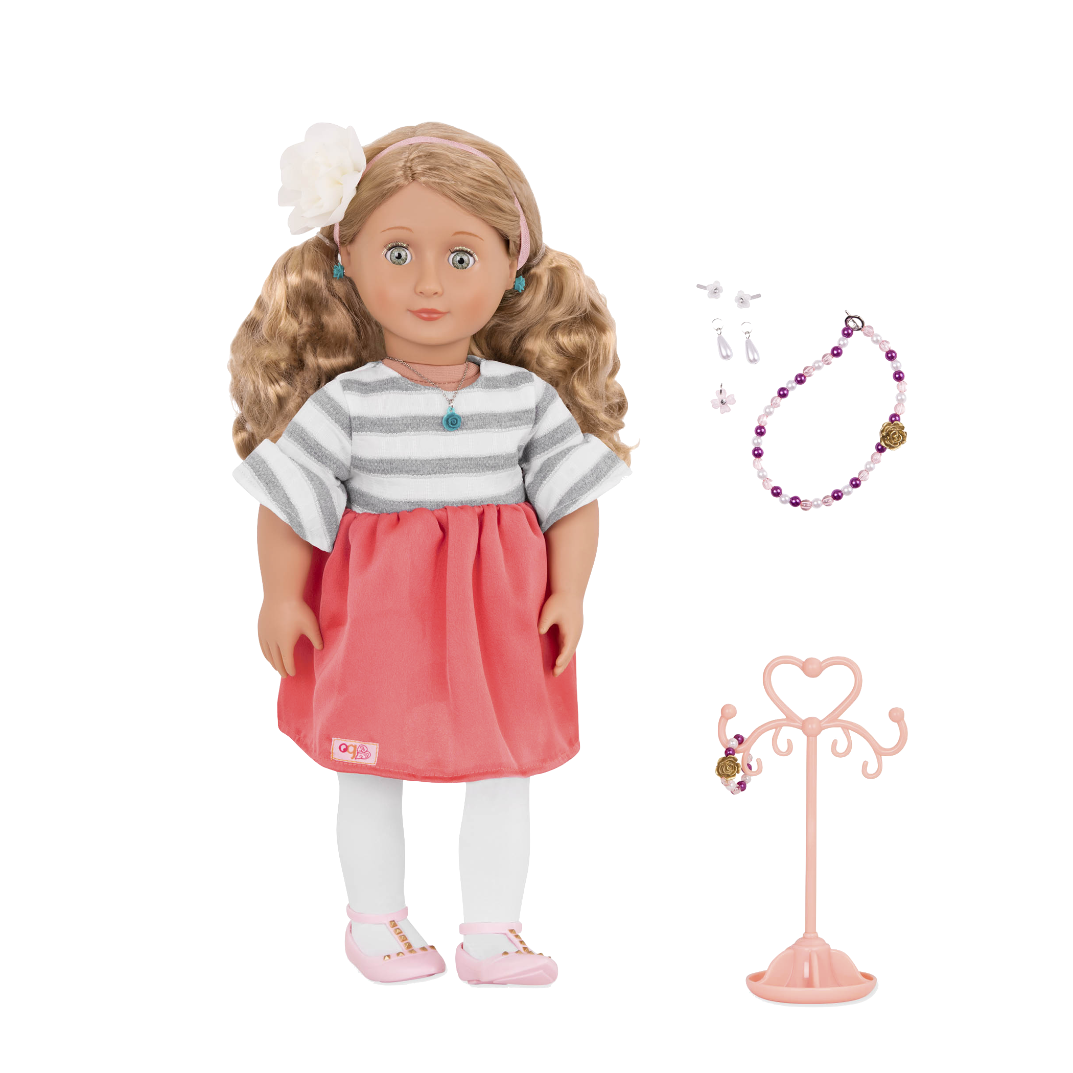 Aileen 18-inch Jewelry Doll with Earrings