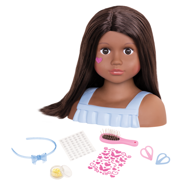 Nessa Doll Hair Styling Head