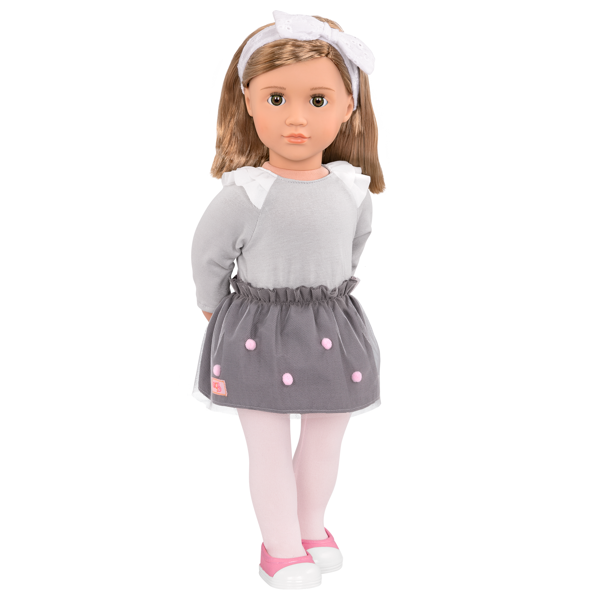 Bina 18-inch Doll with pom pom skirt