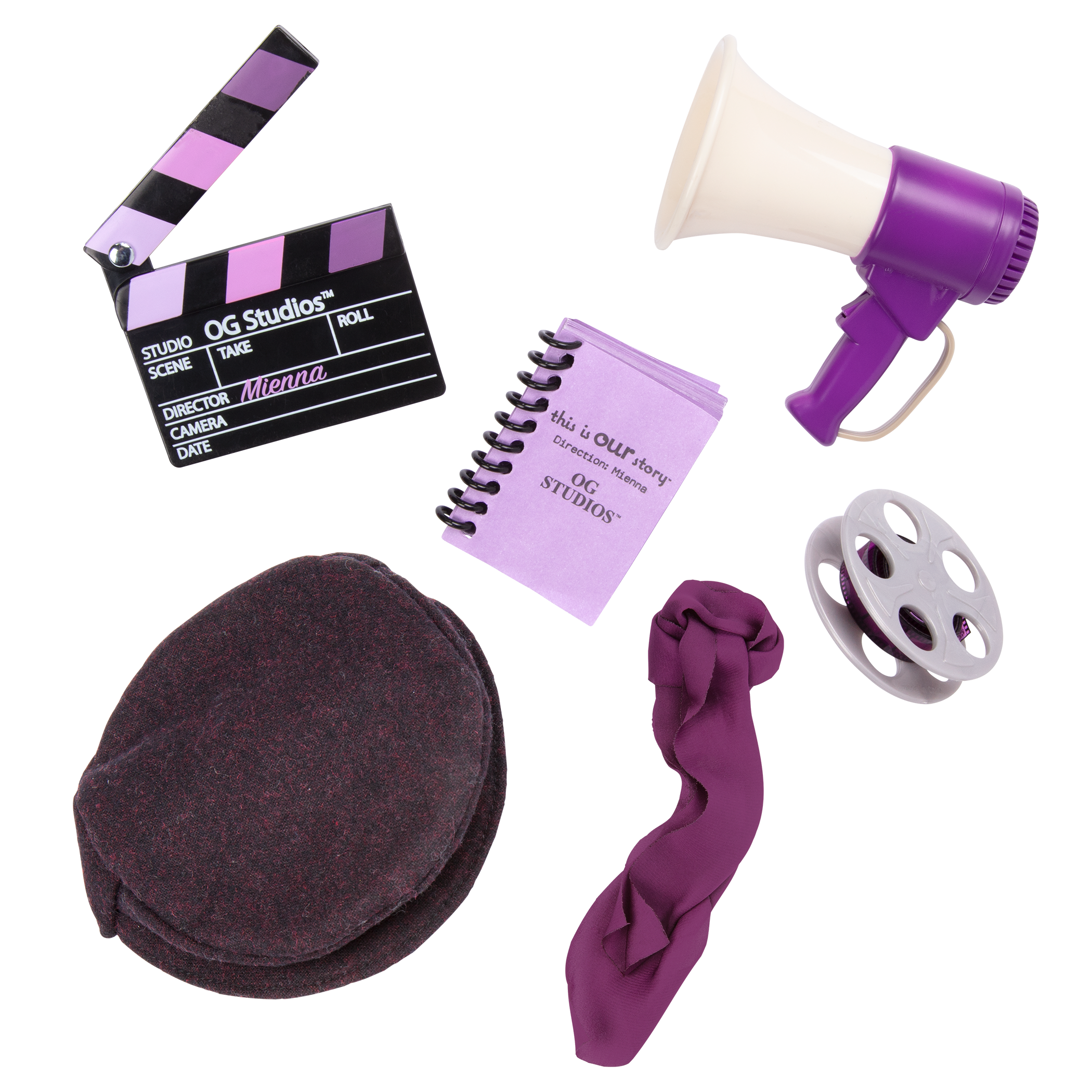 Detail of movie accessories