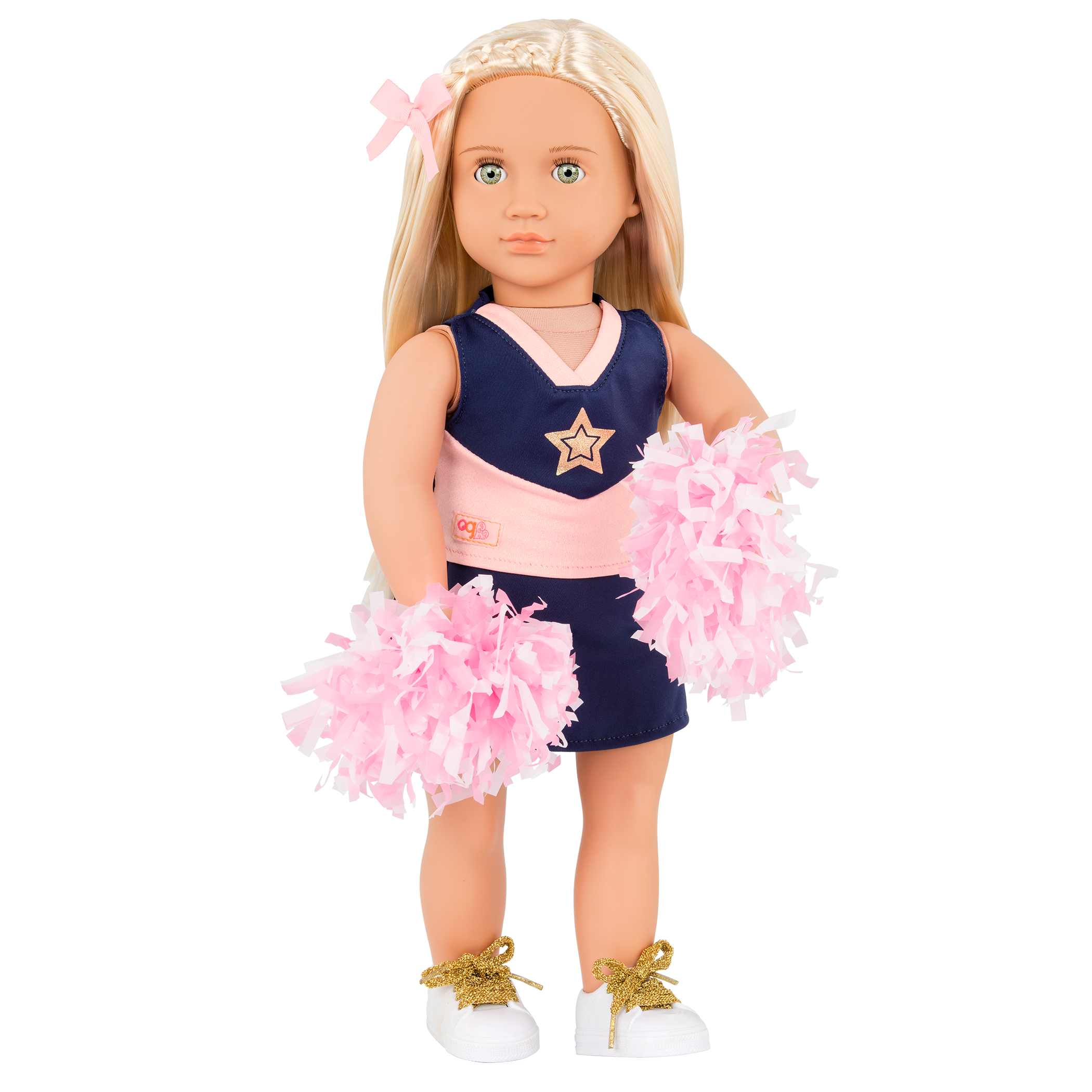 Sophia's 15 Doll Cheerleader Jumper, Pom-poms& Megaphone 