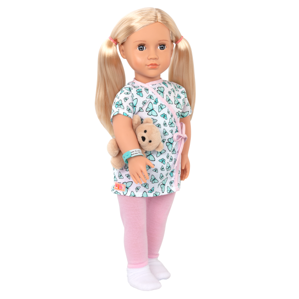 18-inch Hospital Doll Evely Blonde Doctor Play