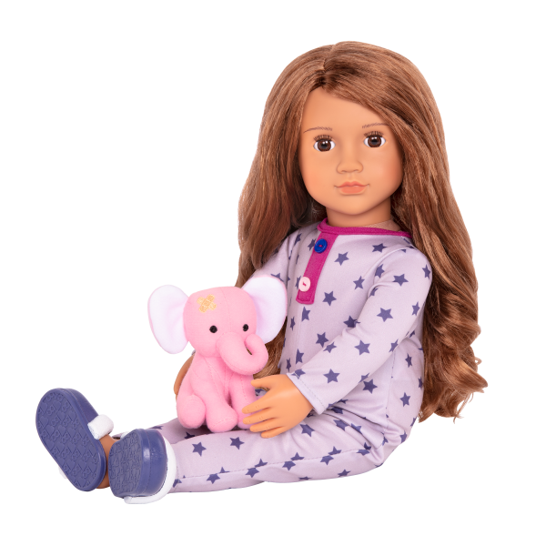 18-inch Sleepover Doll Maria with Pajama Outfit