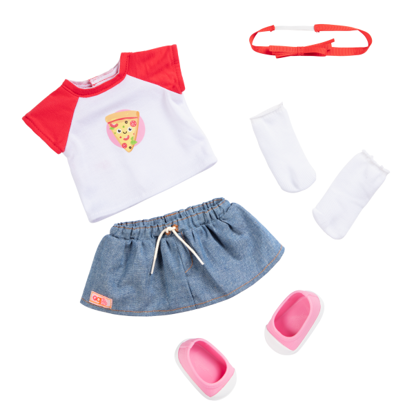 18-inch Doll Jolene Pizza Outfit