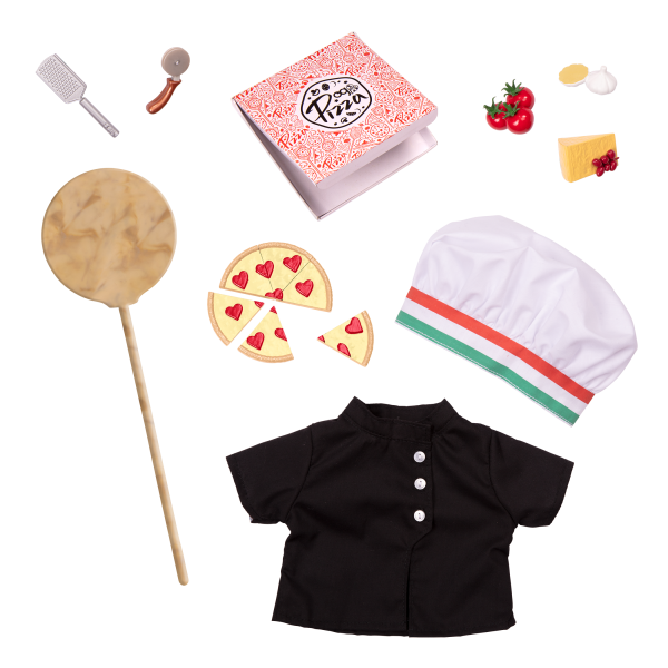 Posable 18-inch Pizza Chef Doll Francesca