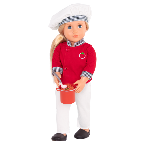 18-inch Chef Doll Chiara Sauce Pot Accessory