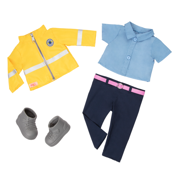 18-inch Paramedic Doll Clothes Jacket Top Pants
