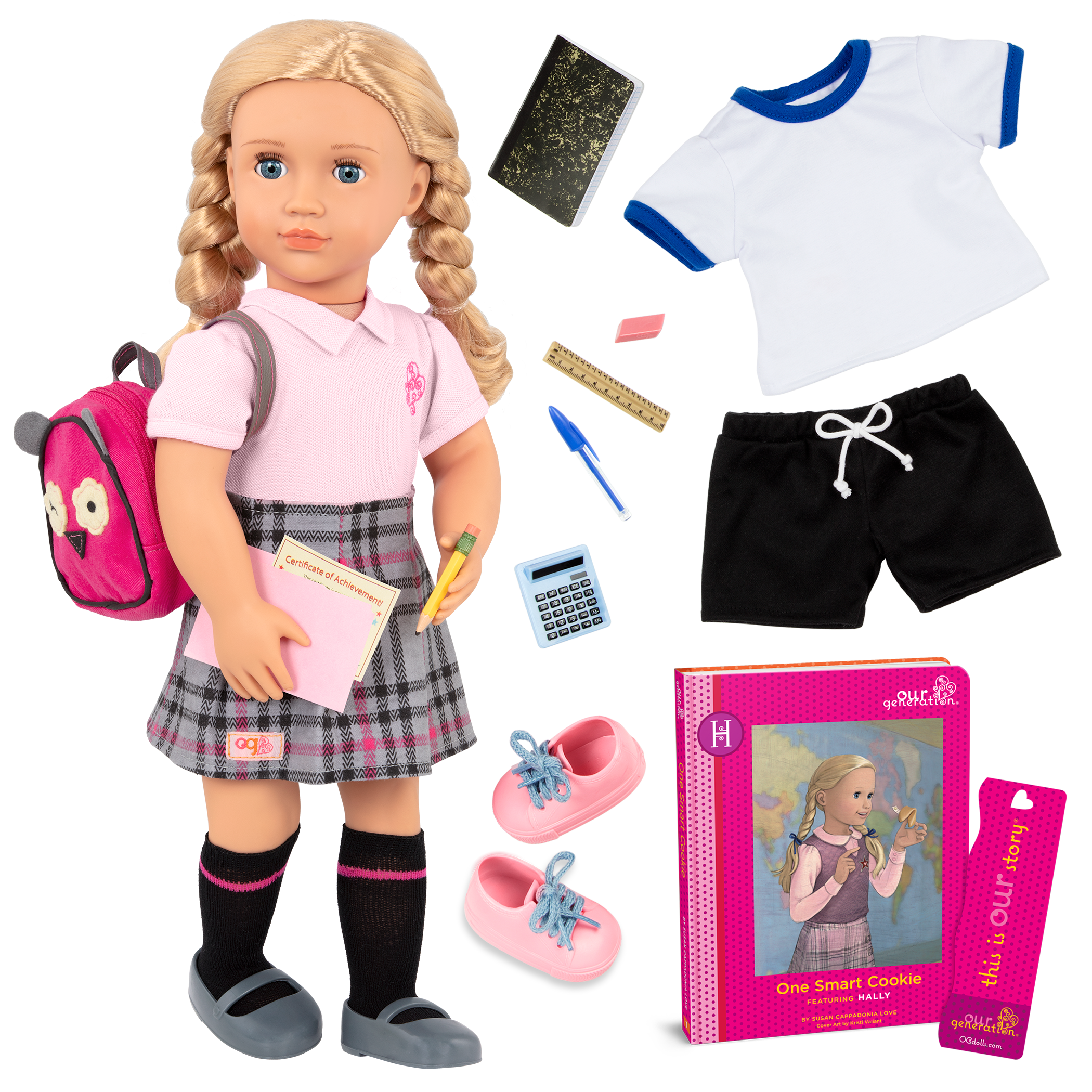 Our Generation School Bag Accessory Set For 18 Dolls - School