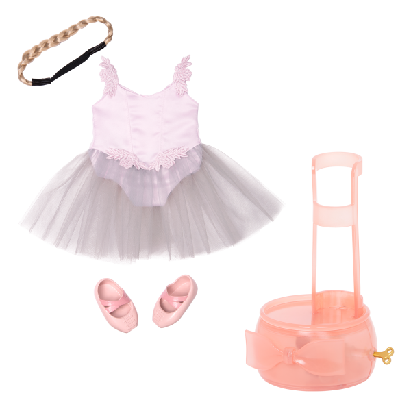 18-inch Ballet Doll Clothes Pink Dress