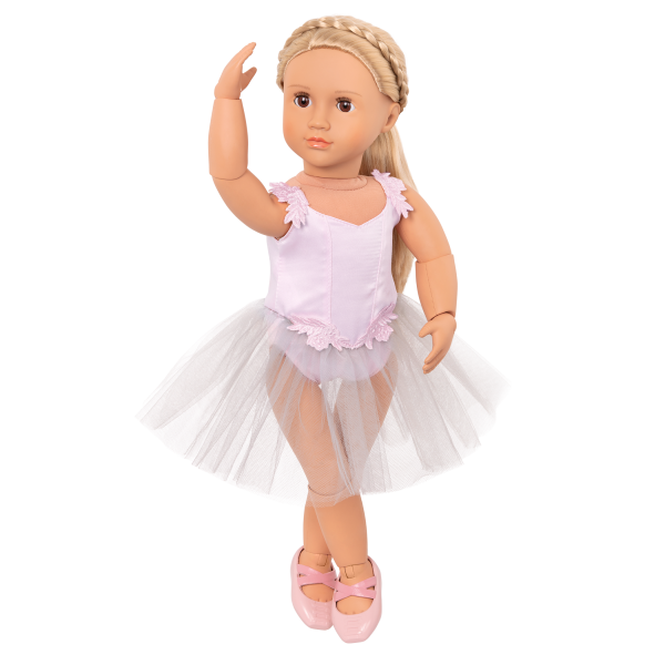 18-inch Posable Ballerina Doll Blonde Hair
