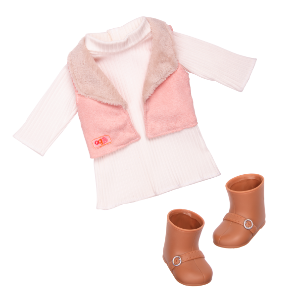 18-inch Doll Kinzie Outfit Vest Dress Clothes