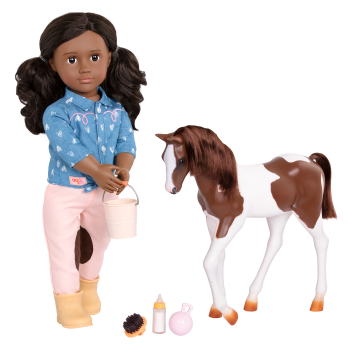 18-inch Equestrian Doll Daveen & Horse