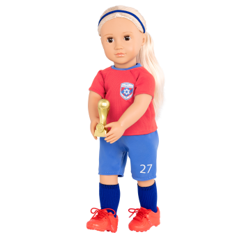 18-inch Soccer Player Doll Dina