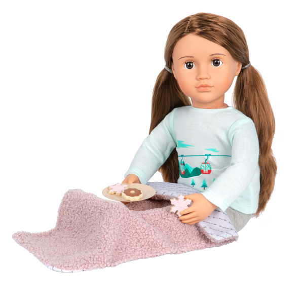 Posable 18-inch Doll Sandy Play Food Accessories