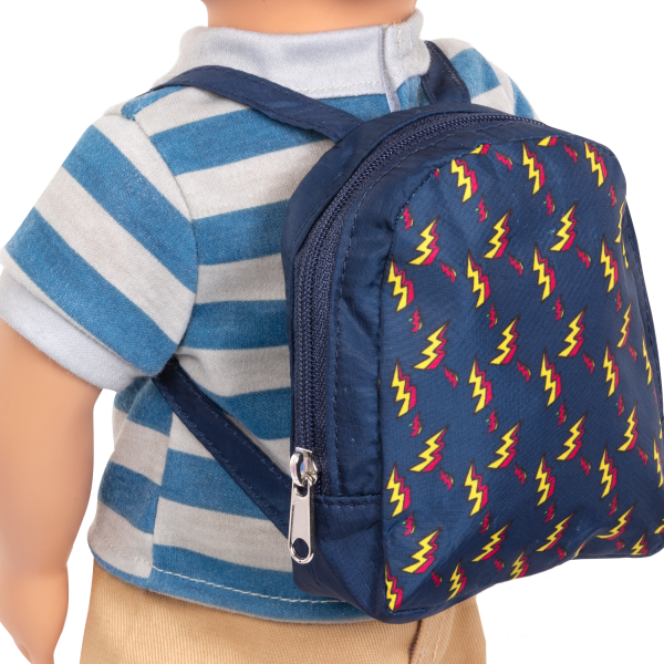 18-inch Boy Doll Leo School Bag
