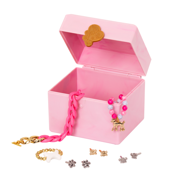 18-inch Doll Nancy Pink Jewelry Box