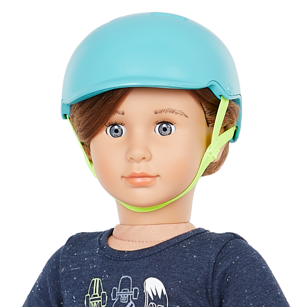 Our Generation 18-inch Skateboarder Doll Theodore Brown hair Blue Eyes