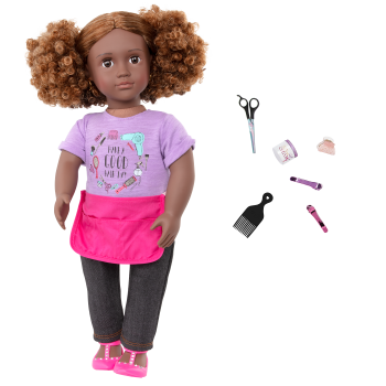 Our Generation 18-inch Hair Stylist Doll Ashanti