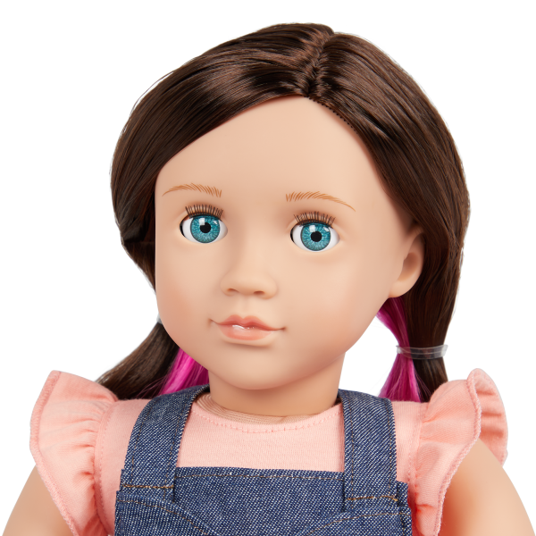Our Generation 18-inch Babysitter Doll Katherine Blue Eyes Brown Hair