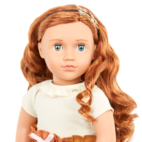 Our Generation Nova 18-inch Doll Red Hair & Multi-Colored Eyes