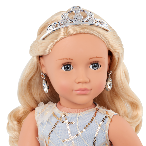 Our Generation 18-inch Special Event Doll Ellory Tiara & Earrings Accessories