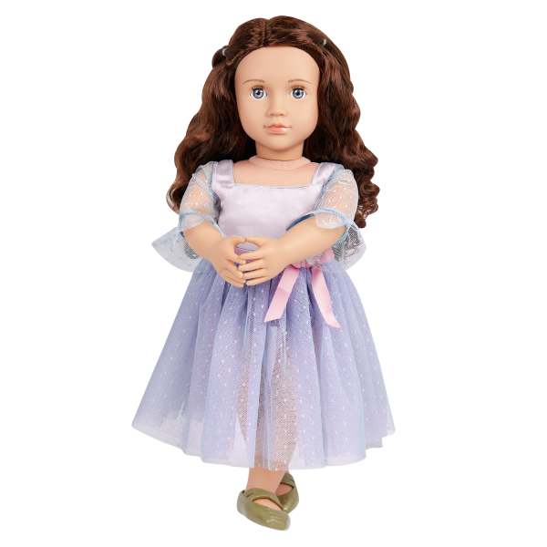 Our Generation 18-inch Ballerina Doll Clara Brown Hair Blue Eyes