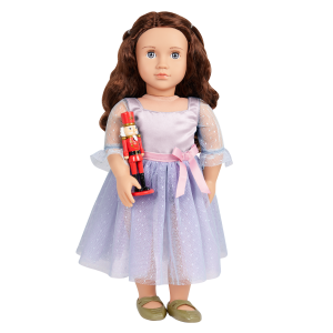 Our Generation 18-inch Ballerina Doll Clara & Nutcracker Accessory