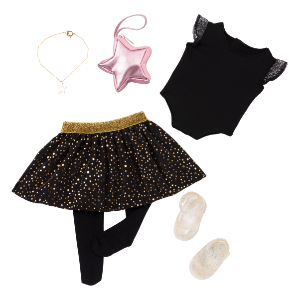 Our Generation Fashion Starter Kit & 18-inch Doll Stella Changeable Outfits