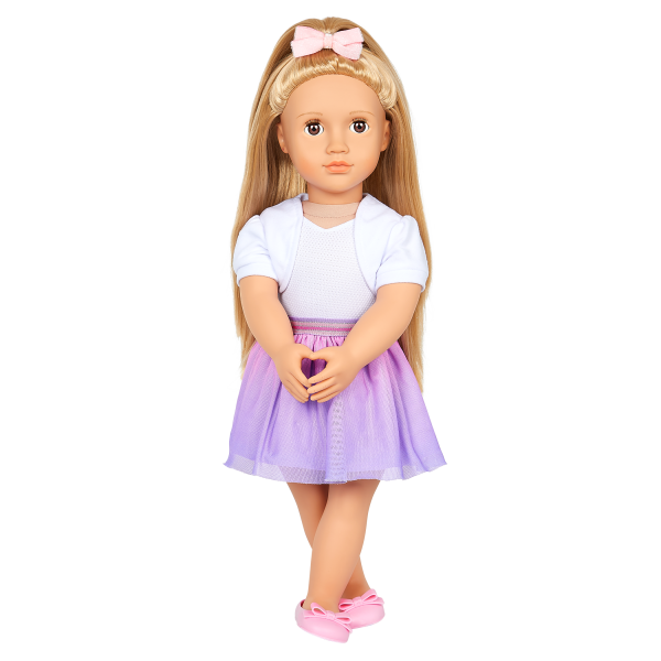 Our Generation 18-inch Fashion Doll Thea Purple Skirt Outfit