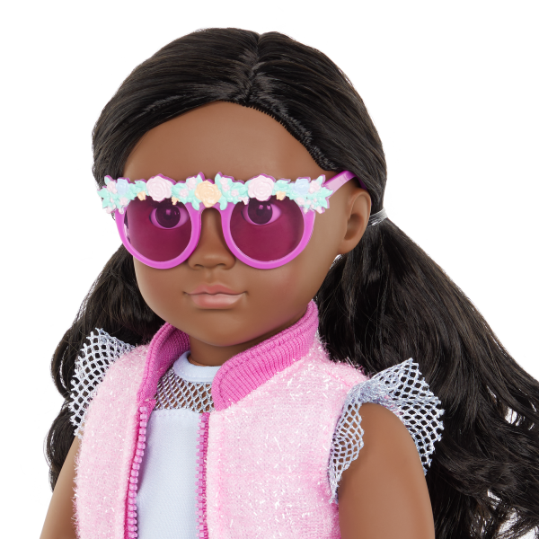 Our Generation Fashion Starter Kit & 18-inch Doll Rosalind Floral Sunglasses