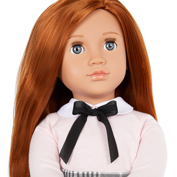Our Generation 18-inch School Doll Carly Red Hair Blue Eyes