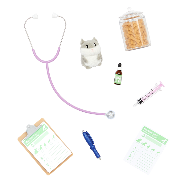 Our Generation 18-inch Vet Doll Daya Doctor Accessories