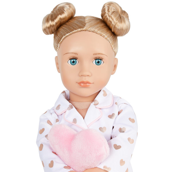 Our Generation 18-inch Slumber Party Doll Serenity Blonde Hair Green Eyes