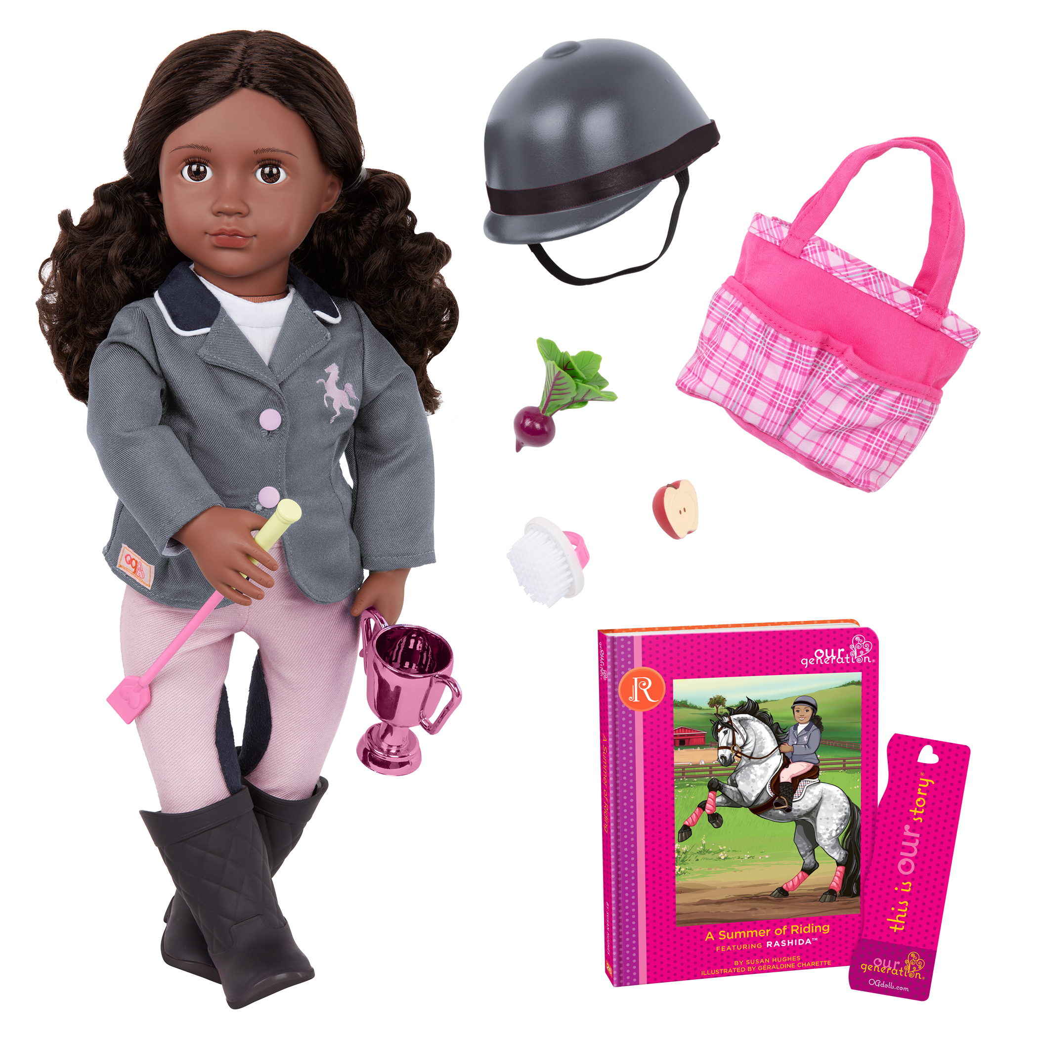Our Generation Posable 18-inch Equestrian Doll Rashida