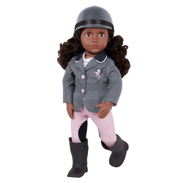 Our Generation Posable 18-inch Equestrian Doll Rashida Riding Helmet