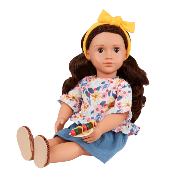 Our Generation Posable 18-inch Doll Rayna Bendable Arms & Legs