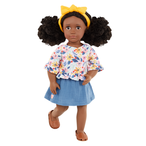 Our Generation Posable 18-inch Doll Macy Brown Hair & Eyes