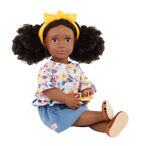 Our Generation Posable 18-inch Doll Macy Bendable Arms & Legs