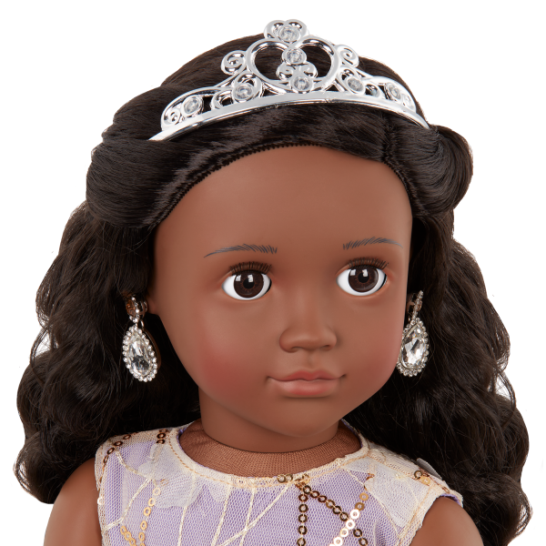 Our Generation 18-inch Special Event Doll Ambreal Tiara & Earrings Accessories