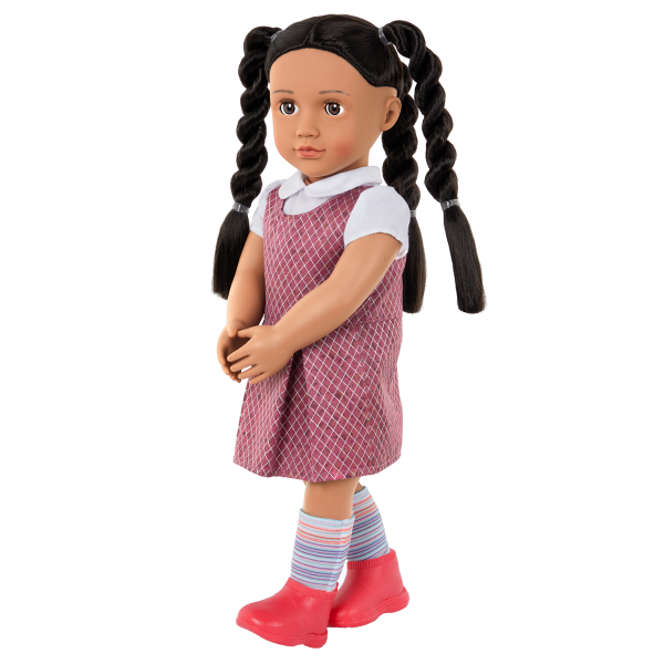 Our Generation 18-inch School Doll Frederika Braided Hairstyle