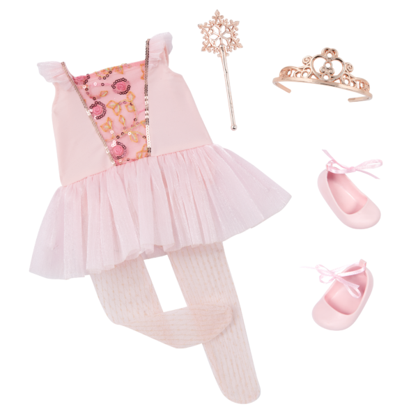 Our Generation Sugar Plum Fairy Ballet Outfit 18-inch Doll Delmy