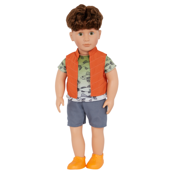 Our Generation 18-inch Camping Boy Doll Camden